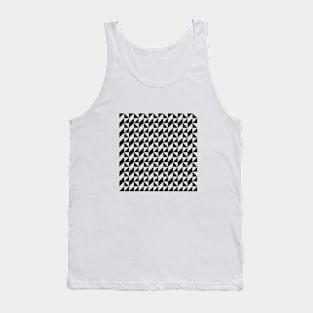 GEOMETRIC BLACK TRIANGLES DESIGN ELEMENTS Tank Top